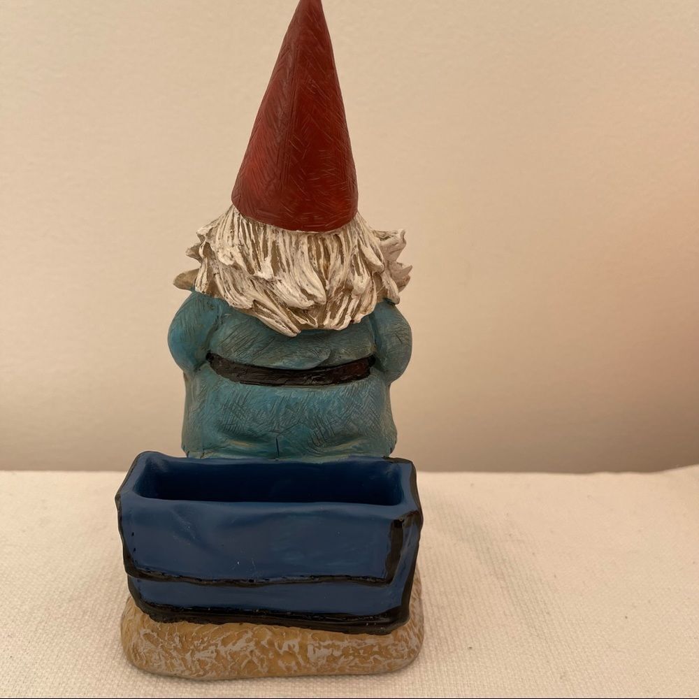 TRAVELOCITY The ROAMING GNOME Garden Yard Lawn Travel Buddy Statue Card Holder - Picture 3 of 10